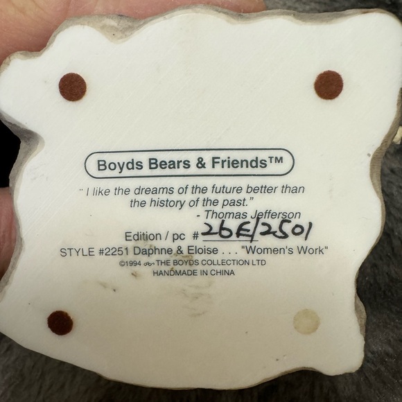 Vintage Boyds Bears - Picture 6 of 6
